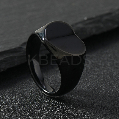 Heart 201 Stainless Steel Finger Rings FS-WG1ADC4-04-1
