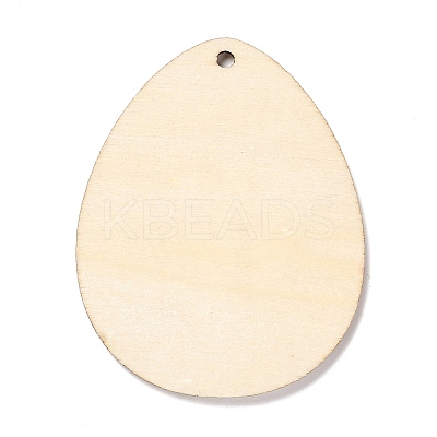 DIY Crafts Easter Egg Shape Cutouts Pendants LS-AJEW-P087-B01-08-1