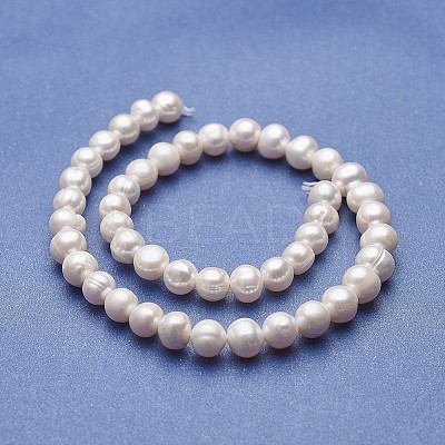 Natural Cultured Freshwater Pearl Beads Strands PEAR-P060-19-01-1