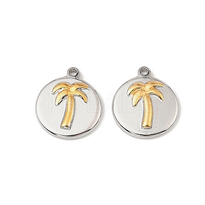 304 Stainless Steel Pendants STAS-T068-54A-GP-1