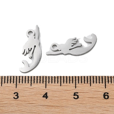 Non-Tarnish 304 Stainless Steel Pendants STAS-Q303-24P-1