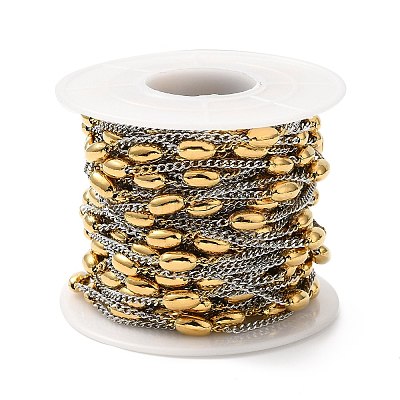 Ion Plating(IP) Two Tone 304 Stainless Steel Link Chain STAS-C079-22A-1