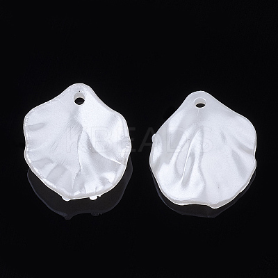 ABS Plastic Imitation Pearl Pendants LS-X-OACR-S020-13-1
