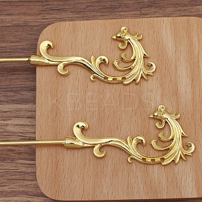 Iron Hair Stick Findings OHAR-PW0001-309G-1