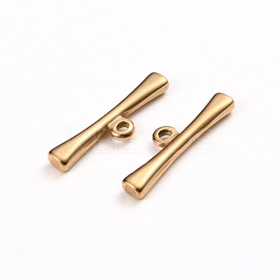 Ion Plating(IP) 304 Stainless Steel Toggle Clasps Parts STAS-D142-06C-G-1