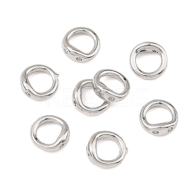 SHEGRACE Brass Ring Charm Connectors XGR-Q6M680-913P-1