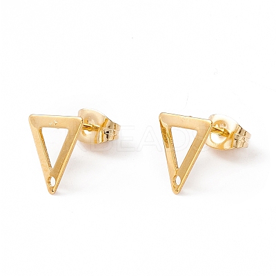 201 Stainless Steel Stud Earring Findings with Hole LS-X-EJEW-A071-29G-1