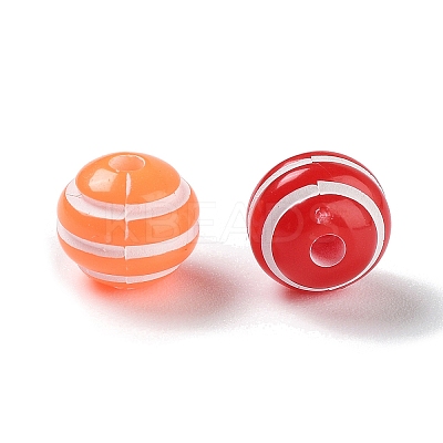 Opaque Acrylic Beads OACR-A027-03-1