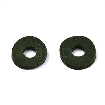 Handmade Polymer Clay Beads CLAY-Q251-8.0mm-81-1