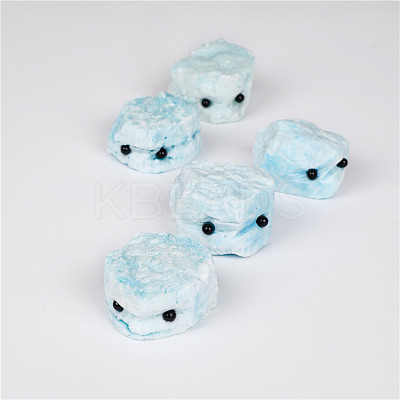 Natural Sodalite Carved Healing Hedgehog Claw Figurines WG69620-04-1