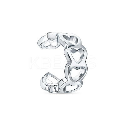Silver Geometric Star Heart Animal Ear Clip Fashion Simple Personality Trendy Cool SX1064-2-1