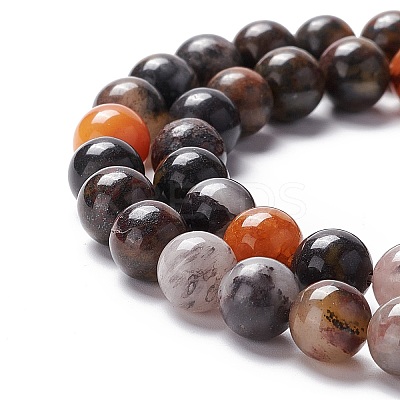 Natural Brecciated Jasper Beads Strands LS-G-M381-01C-1