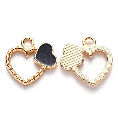 Alloy Enamel Pendants ENAM-S121-045B-1