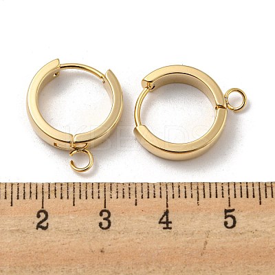 201 Stainless Steel Huggie Hoop Earrings Findings LS-STAS-A167-01T-G-1