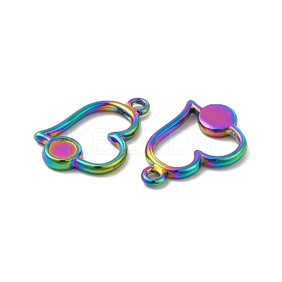 Ion Plating(IP) 304 Stainless Steel Pendants STAS-B032-37MC-1