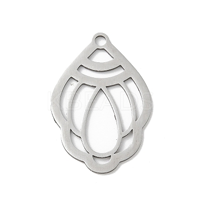 201 Stainless Steel Pendants STAS-S155-03P-1