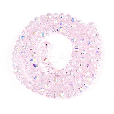 Transparent Glass Beads Strands EGLA-N016-4mm-04-1