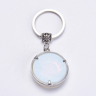 Opalite Keychain KEYC-G043-B03-1
