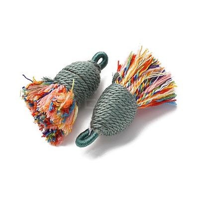 Cotton Tassel Pendants FIND-D302-02O-1