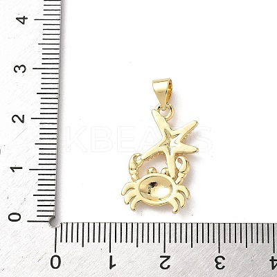 Brass Pendants KK-D502-27E-G-1