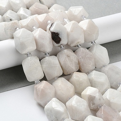 Natural Rainbow Moonstone Beads Strands G-C182-21-02-1
