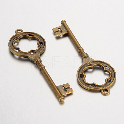 Tibetan Style Alloy Big Pendants TIBEP-3580-AB-LF-1