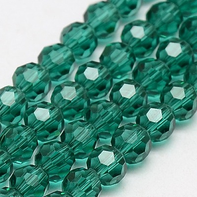 Glass Beads Strands EGLA-J042-8mm-13-1