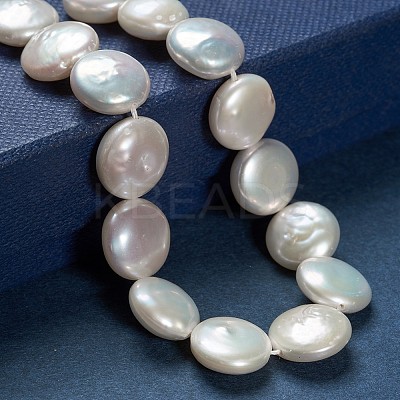 Natural Baroque Pearl Keshi Pearl Beads Strands PEAR-S012-27A-1