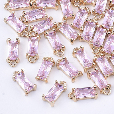 Transparent Glass Charms GLAA-T007-13G-1