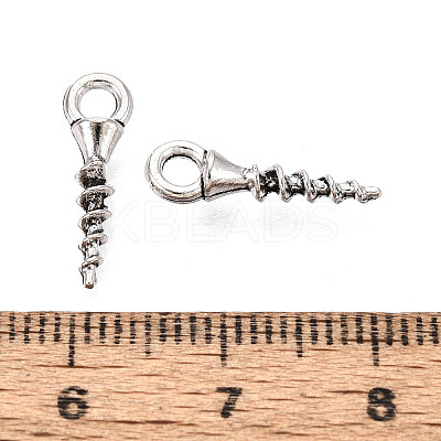 Tibetan Style Alloy Pendants TIBEP-T054-16AS-1