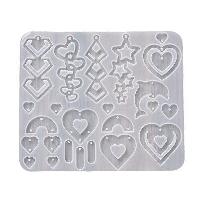 Earrings Pendants DIY Silicone Mold DIY-Q033-07C-1