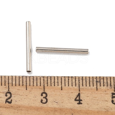 Brass Tube Beads KK-B120-03I-P-1