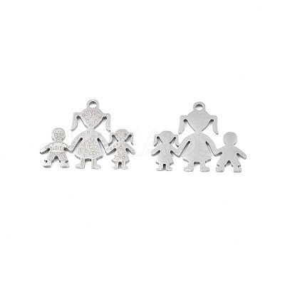 Non-Tarnish 201 Stainless Steel Pendants STAS-N091-150P-1