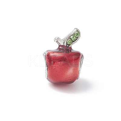 Alloy Rhinestone European Beads MPDL-Q213-01AS-1