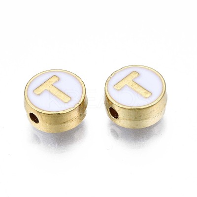 Alloy Enamel Beads ENAM-N052-006-01T-RS-1