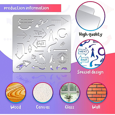 Stainless Steel Cutting Dies Stencils DIY-WH0279-101-1