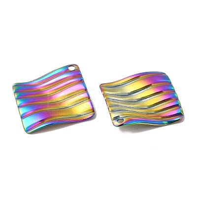 Ion Plating(IP) 304 Stainless Steel Pendants STAS-A070-03MC-1