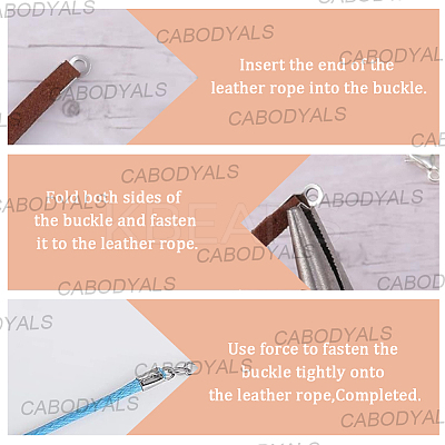 5Pcs 5 Colors Flat Faux Suede Cord LW-CY0001-01-1