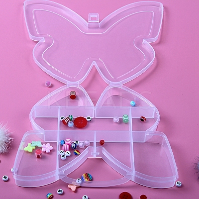 9 Grids Butterfly Shape Plastic Organizer Boxes ANIM-PW0001-116-1
