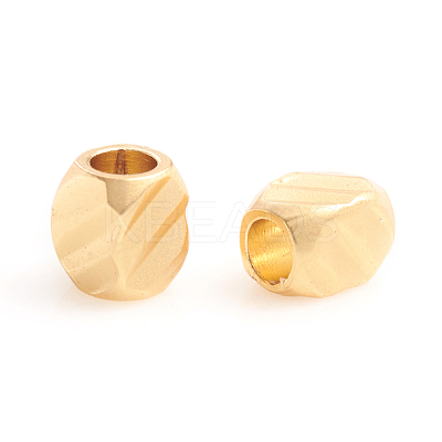 Matte Style Brass Beads KK-L155-21MG-1