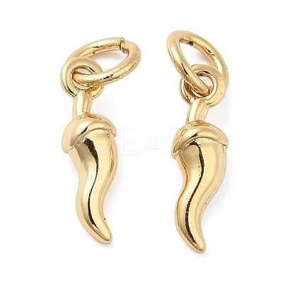 Rack Plating Brass Charms KK-I706-01G-1