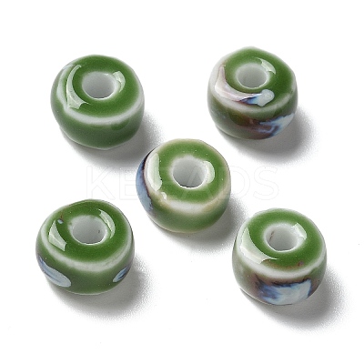 Handmade Porcelain Beads PORC-L080-C13-1