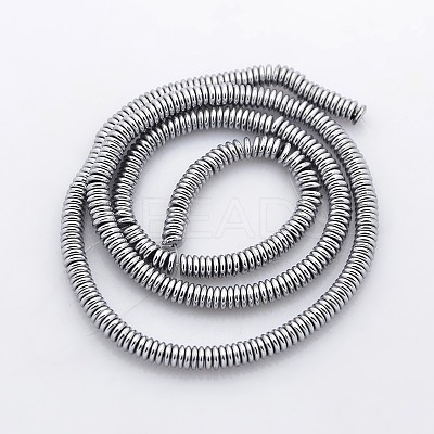 Electroplate Non-magnetic Synthetic Hematite Beads Strands G-J216F-08-1