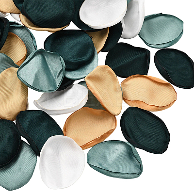 Polyester Artificial Rose Flower Petals AJEW-WH20067-107D-1