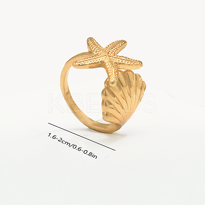 Brass Cuff Open Rings for Women IE5954-1-1