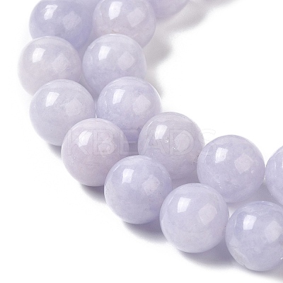 Natural Dyed White Jade Beads Strands G-M402-C04-04-1