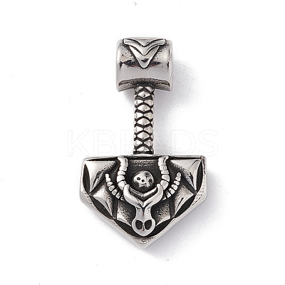 304 Stainless Steel Manual Polishing Pendants STAS-G267-21AS-1