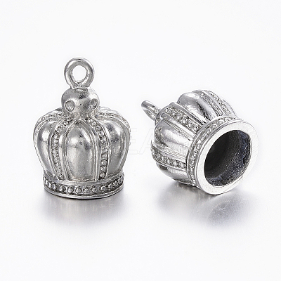Tarnish Resistant 304 Stainless Steel Pendant Rhinestone Settings LS-STAS-H371-03P-1