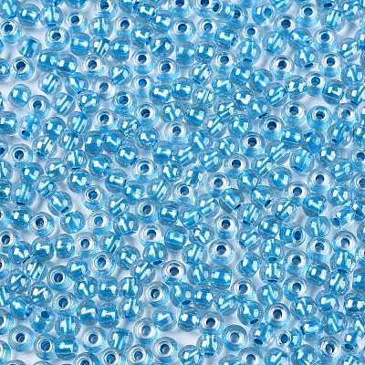 6/0 Transparent Inside Colours Glass Seed Round Beads X1-SEED-N006-004D-1