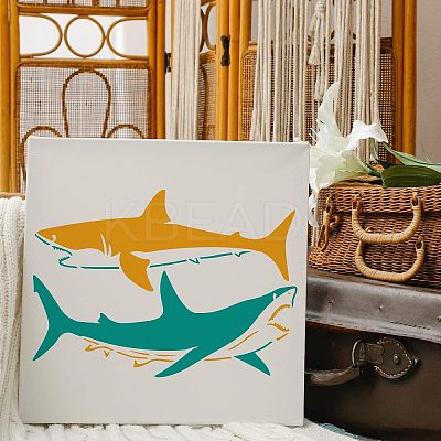Large Plastic Reusable Drawing Painting Stencils Templates DIY-WH0202-212-1